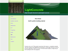 Tablet Screenshot of lightconcrete.com